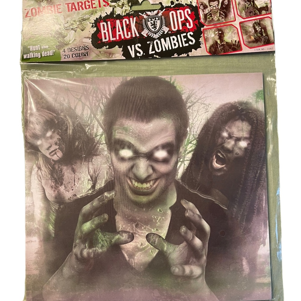 BLACK OPS Targets Zombie 8” Set of 20
